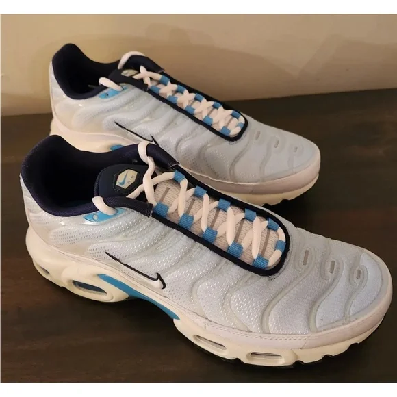 Size 8 Nike Air Max Plus Physic Blue White CZ1651-400 NIB Men Sneaker Fast Ship